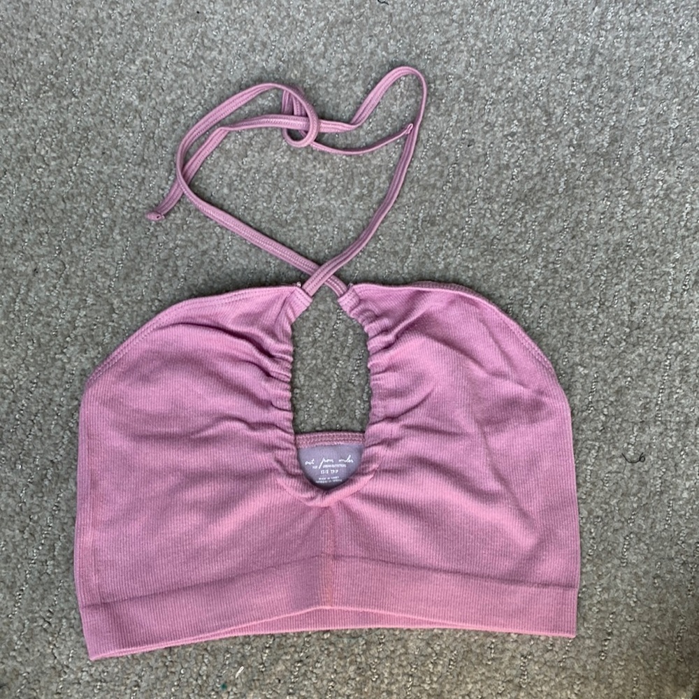 UO Pink Crop Top